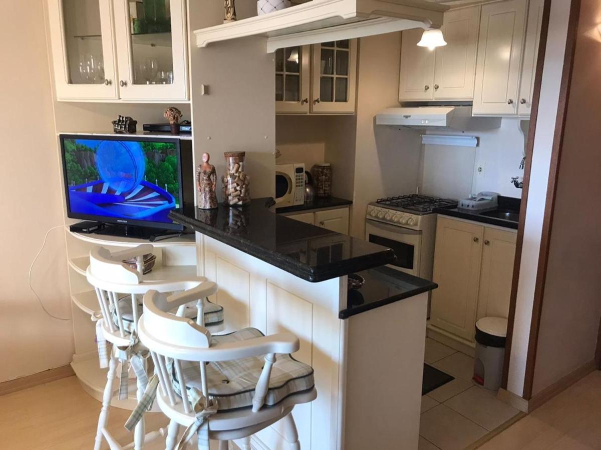 Flat Gramado Centro - Proximo Da Rua Coberta Leilighet Eksteriør bilde