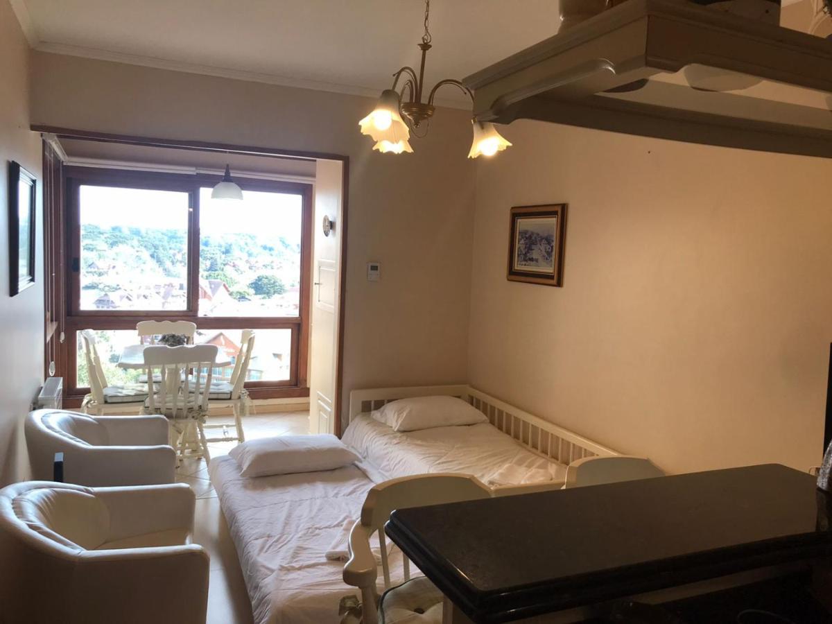 Flat Gramado Centro - Proximo Da Rua Coberta Leilighet Eksteriør bilde
