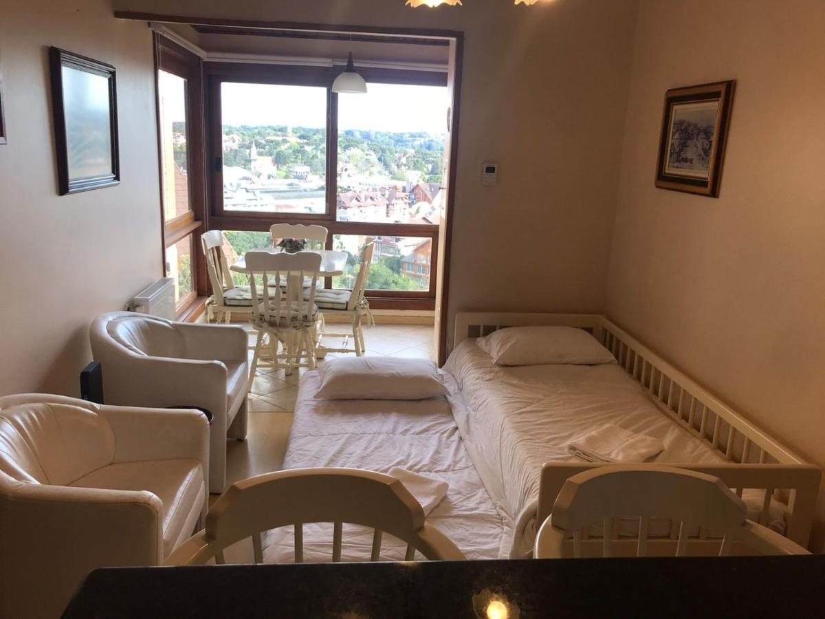 Flat Gramado Centro - Proximo Da Rua Coberta Leilighet Eksteriør bilde