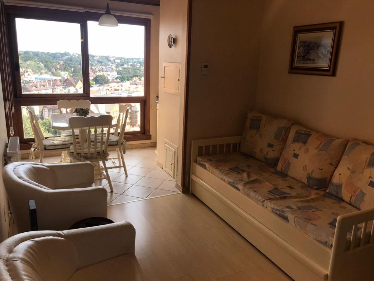 Flat Gramado Centro - Proximo Da Rua Coberta Leilighet Eksteriør bilde